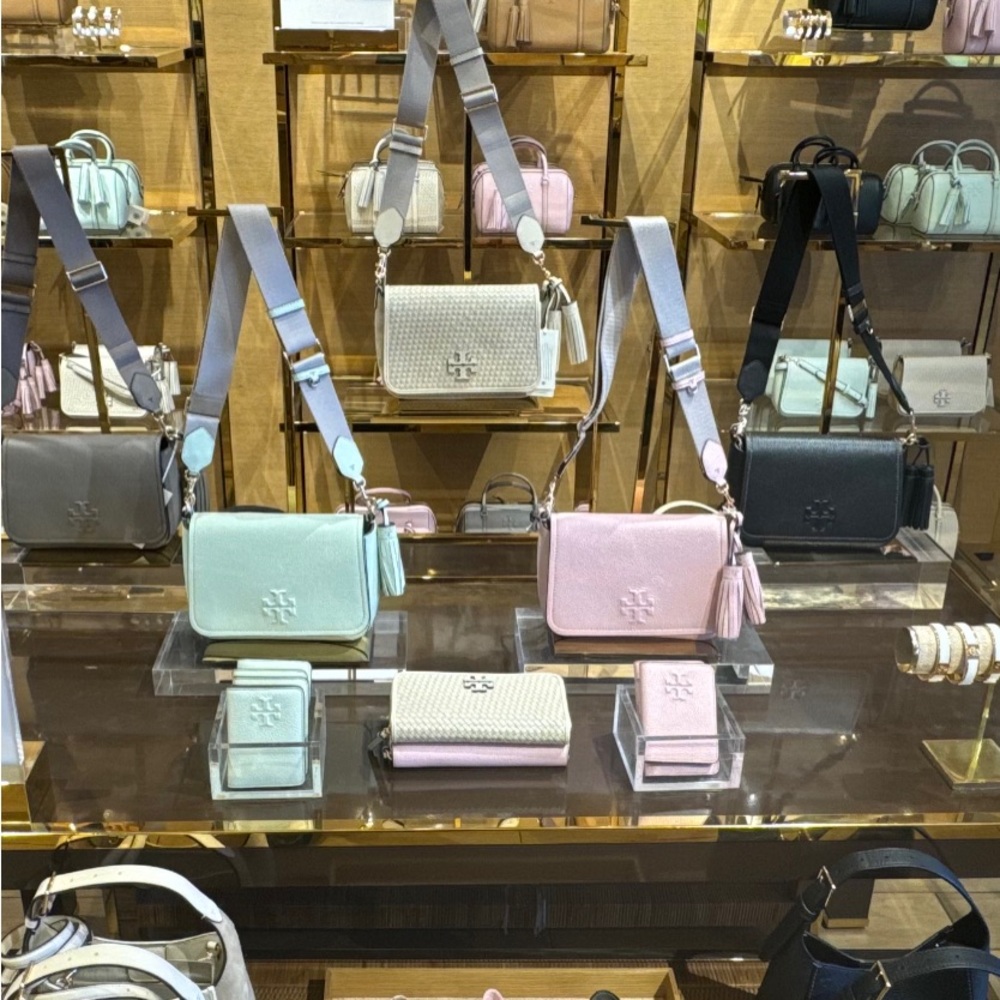 NWT!! TORY BURCH THEA FLAP CREAM EMBOSSED CROSSBODY BAG ♦️♦️ - Picture 16 of 17